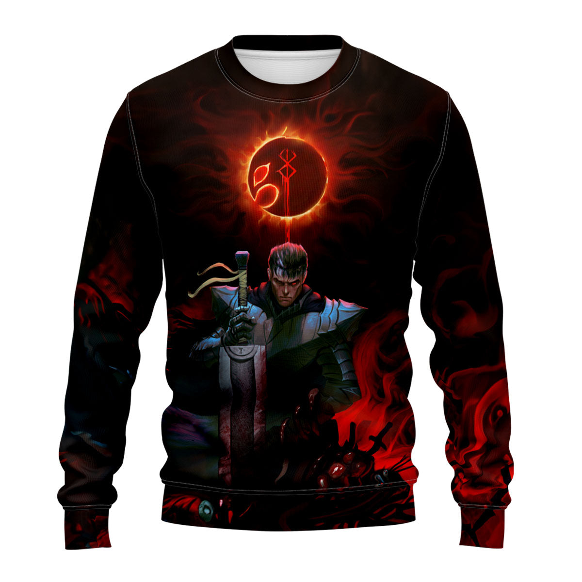 Berserk Guts Greatsword Stern Stance Anime Apparel