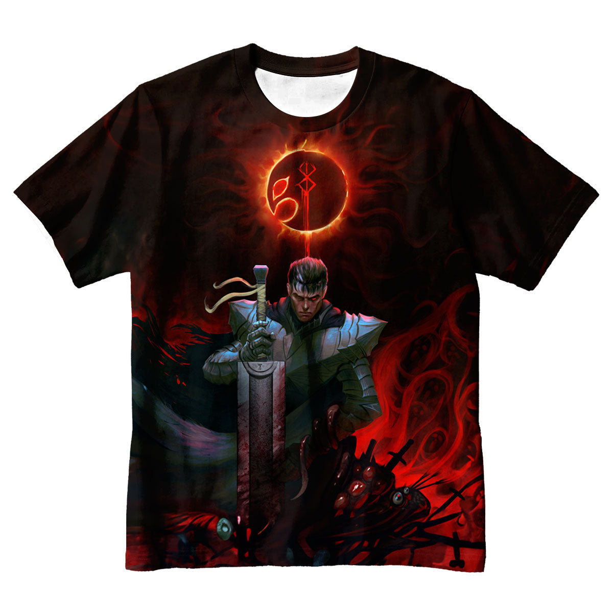 Berserk Guts Greatsword Stern Stance Anime Apparel