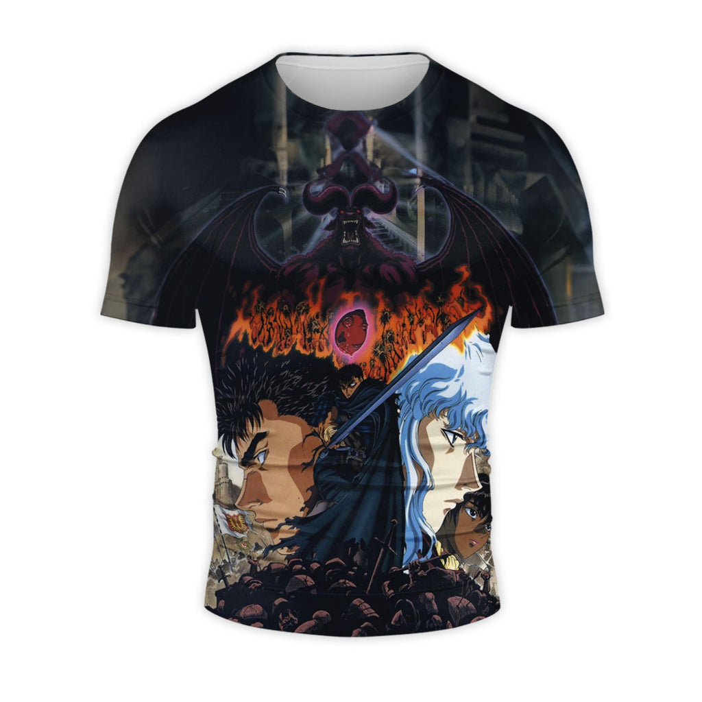 Berserk Guts Griffith Demon Background Anime Apparel
