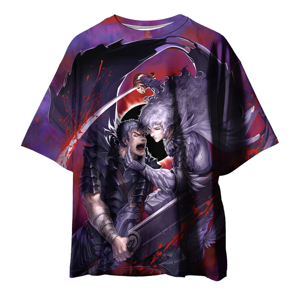 Berserk Guts Griffith Fierce Clash Anime Apparel