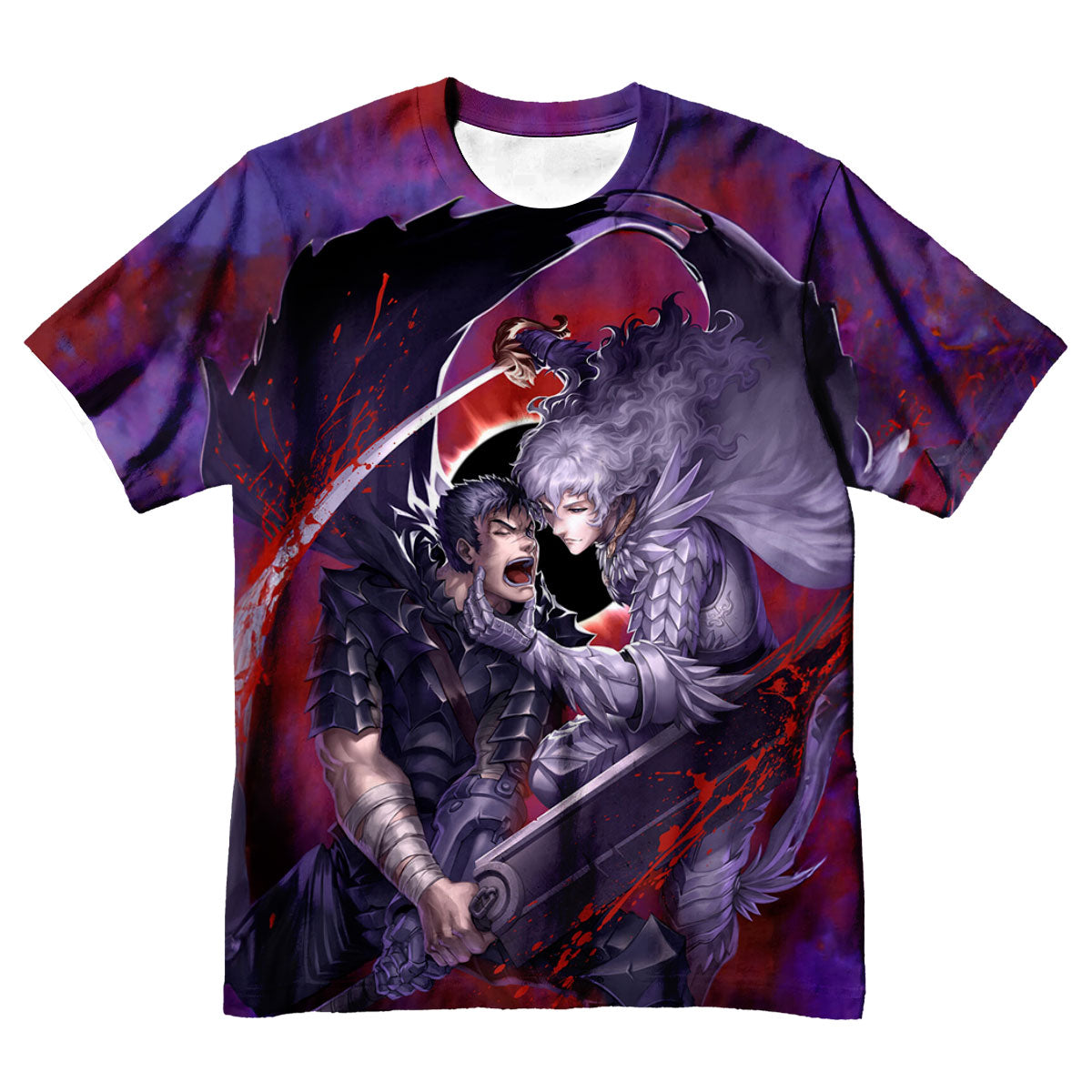 Berserk Guts Griffith Fierce Clash Anime Apparel