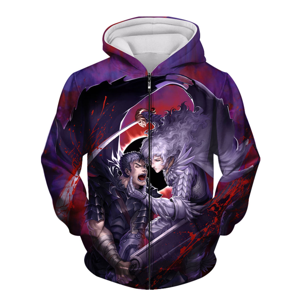 Berserk Guts Griffith Fierce Clash Anime Apparel