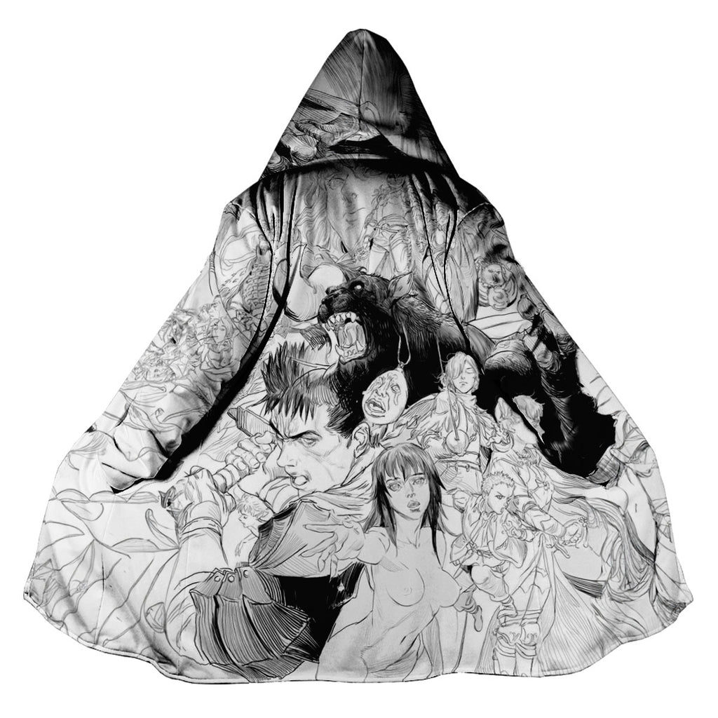Berserk Guts Group Battle Art Anime Apparel