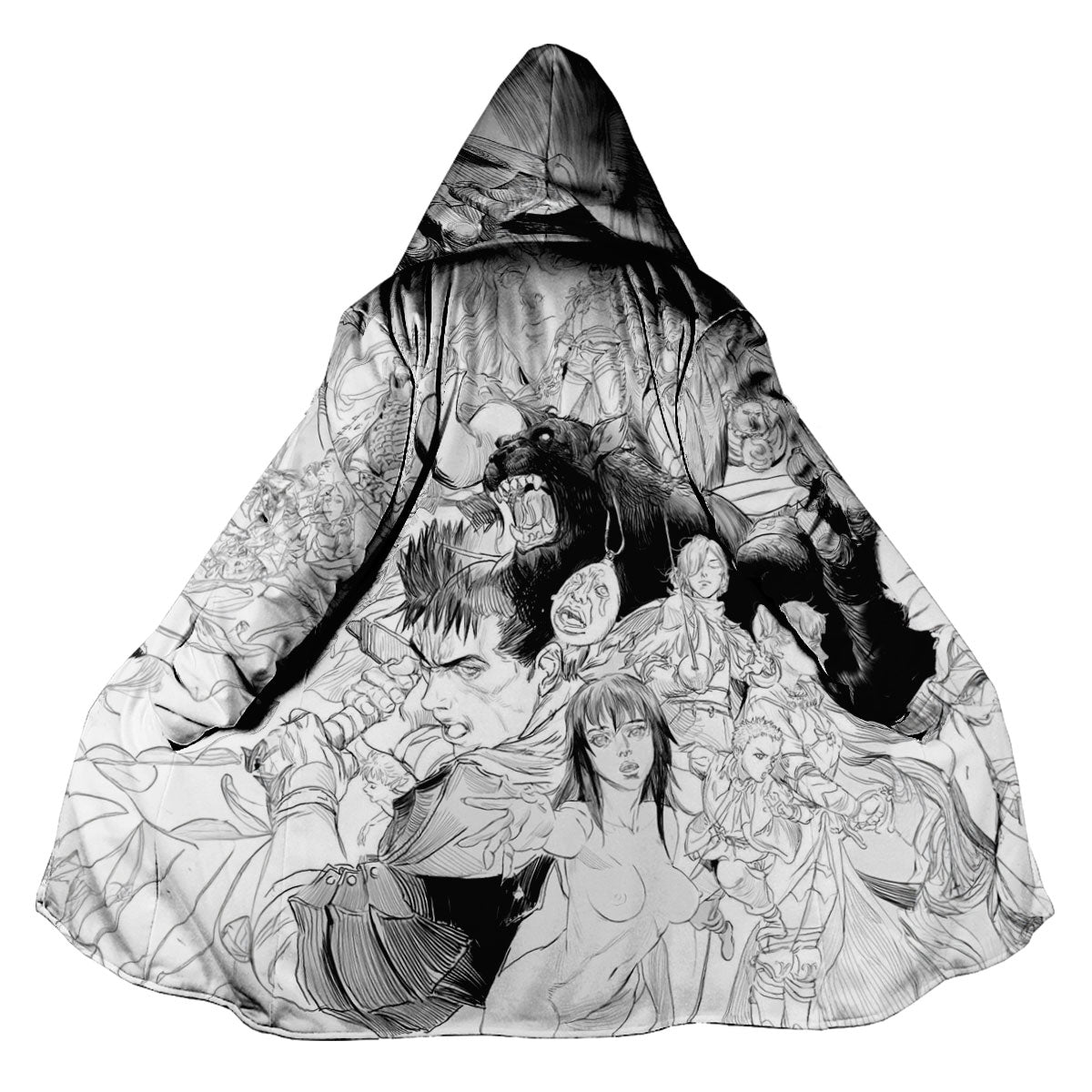 Berserk Guts Group Battle Art Anime Apparel