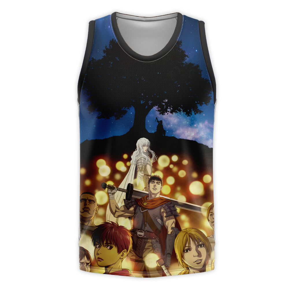 Berserk Guts Group Under Tree Anime Apparel