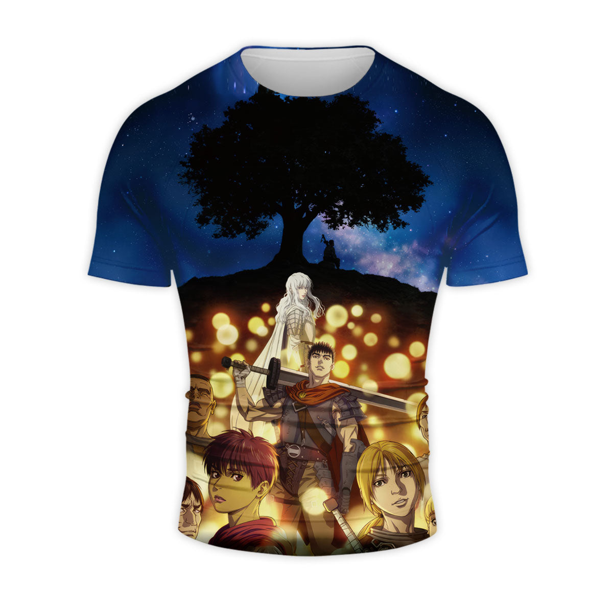 Berserk Guts Group Under Tree Anime Apparel