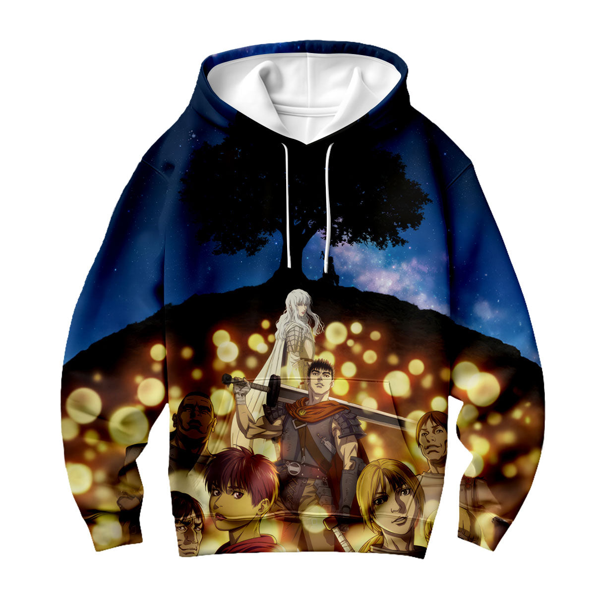 Berserk Guts Group Under Tree Anime Apparel