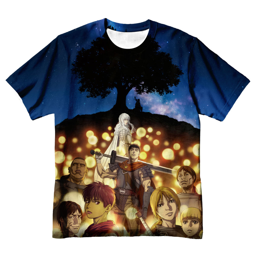 Berserk Guts Group Under Tree Anime Apparel