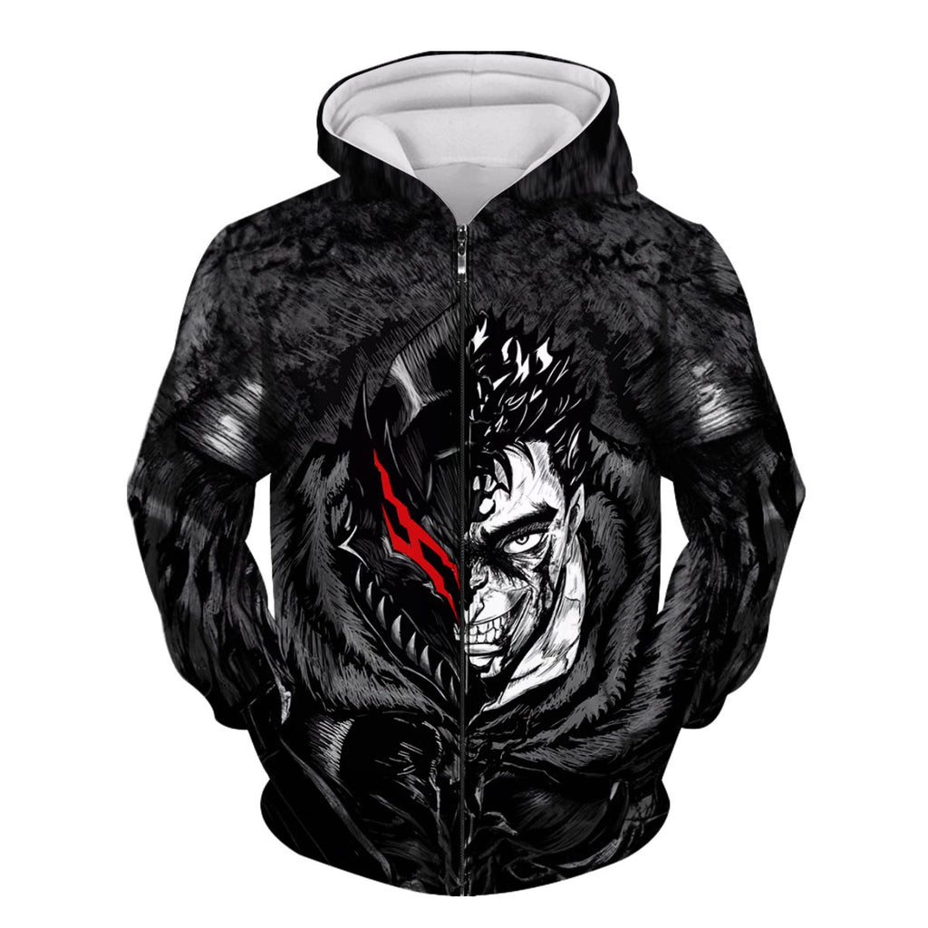 Berserk Guts Half Masked Warrior Anime Apparel