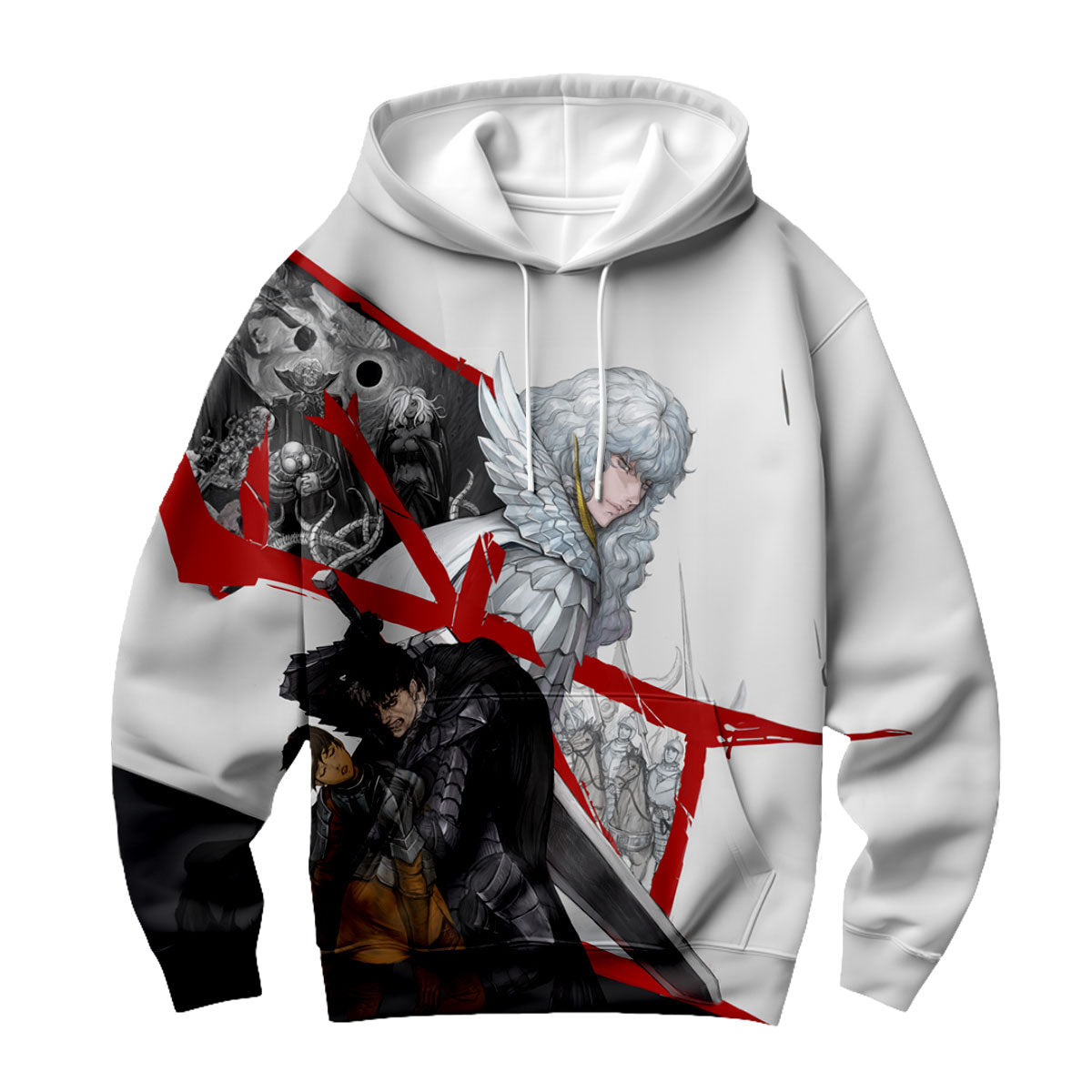 Berserk Guts Holding Casca Anime Apparel