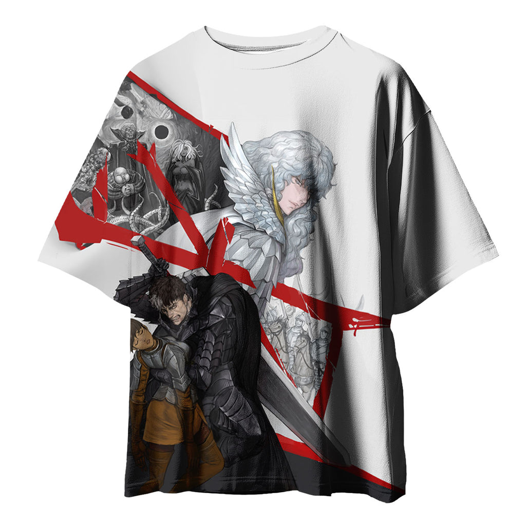 Berserk Guts Holding Casca Anime Apparel