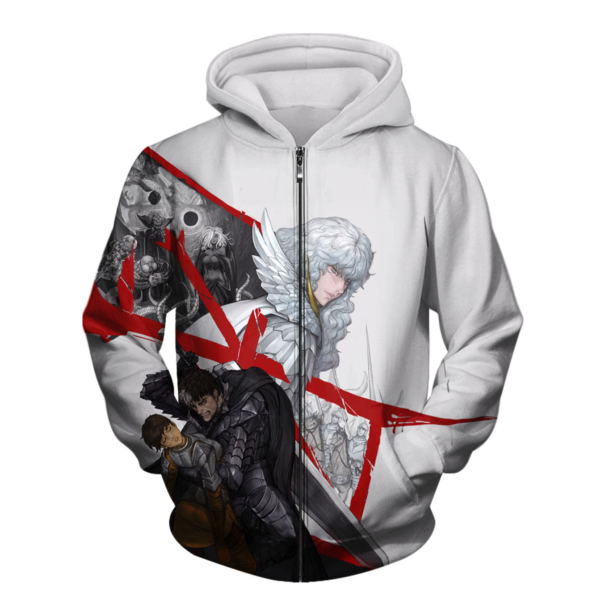 Berserk Guts Holding Casca Anime Apparel
