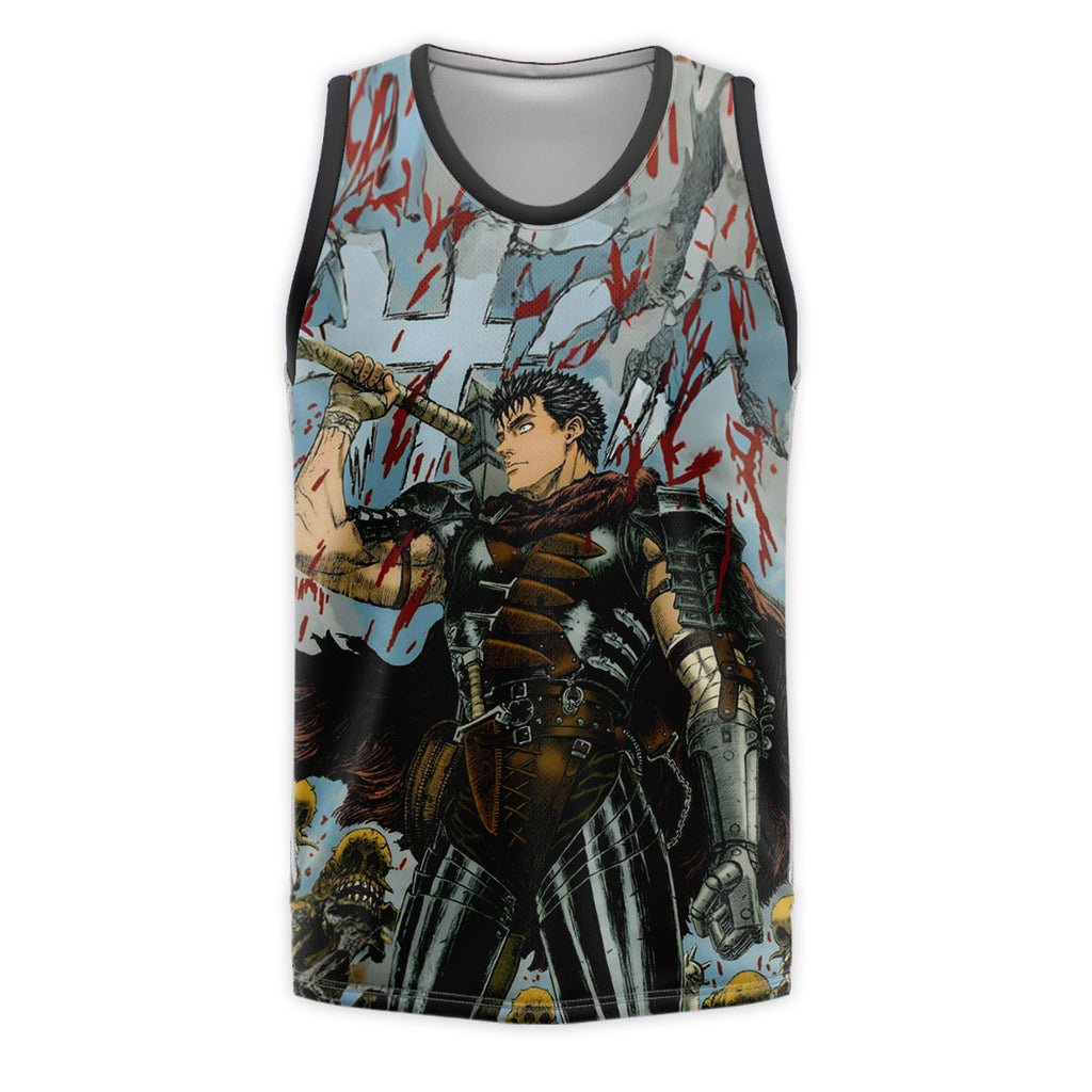 Berserk Guts Holding Raised Sword Anime Apparel
