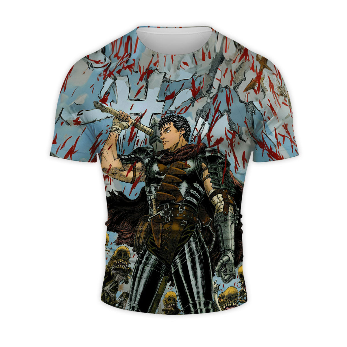Berserk Guts Holding Raised Sword Anime Apparel
