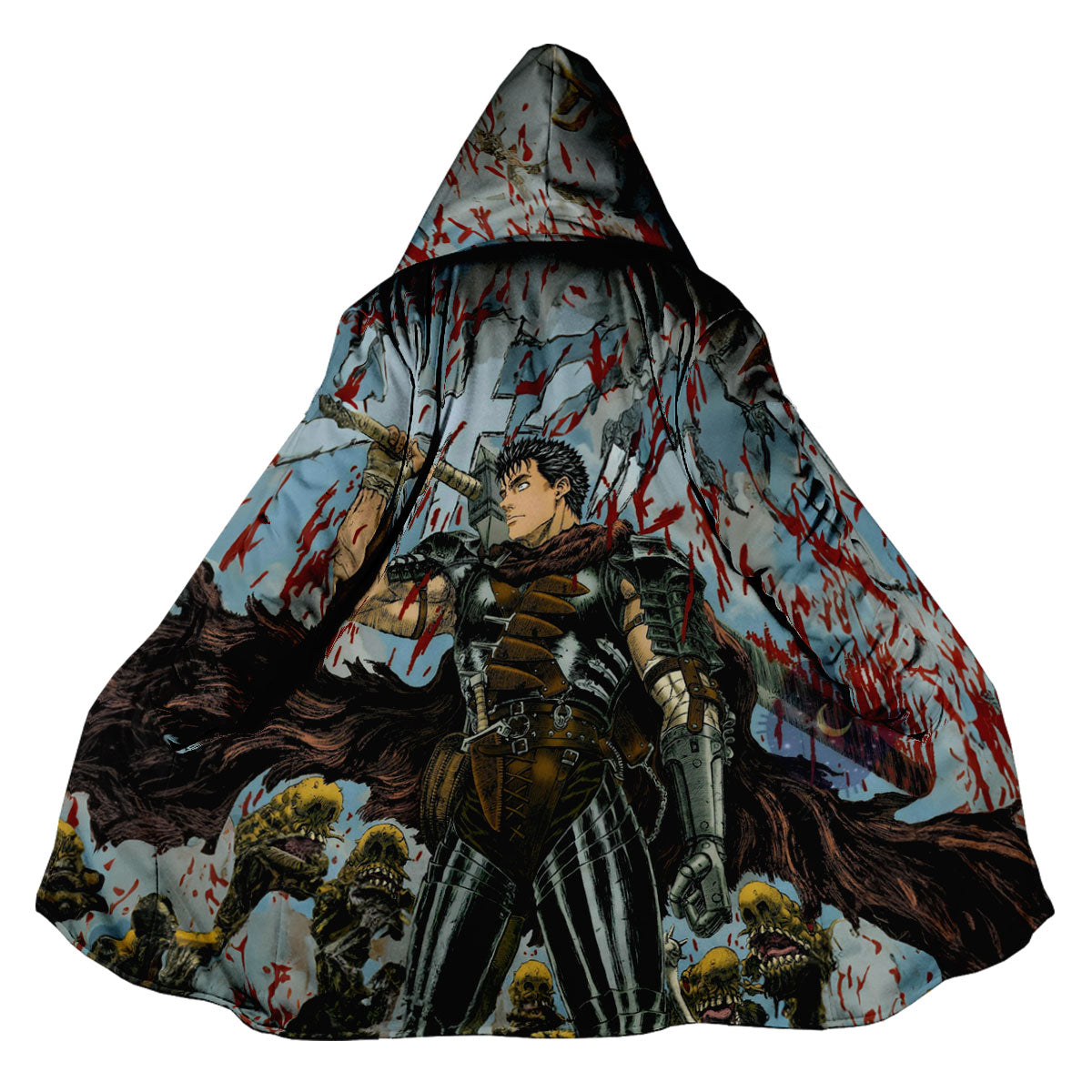 Berserk Guts Holding Raised Sword Anime Apparel