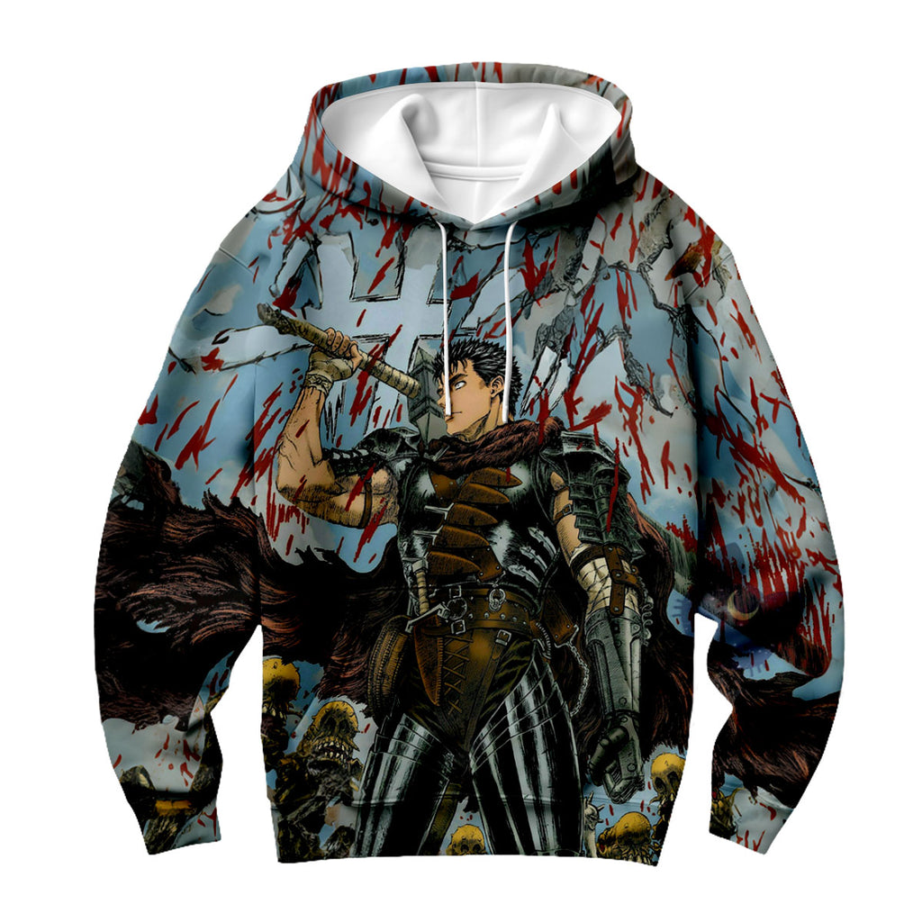 Berserk Guts Holding Raised Sword Anime Apparel