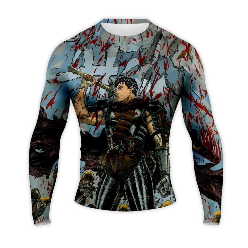 Berserk Guts Holding Raised Sword Anime Apparel