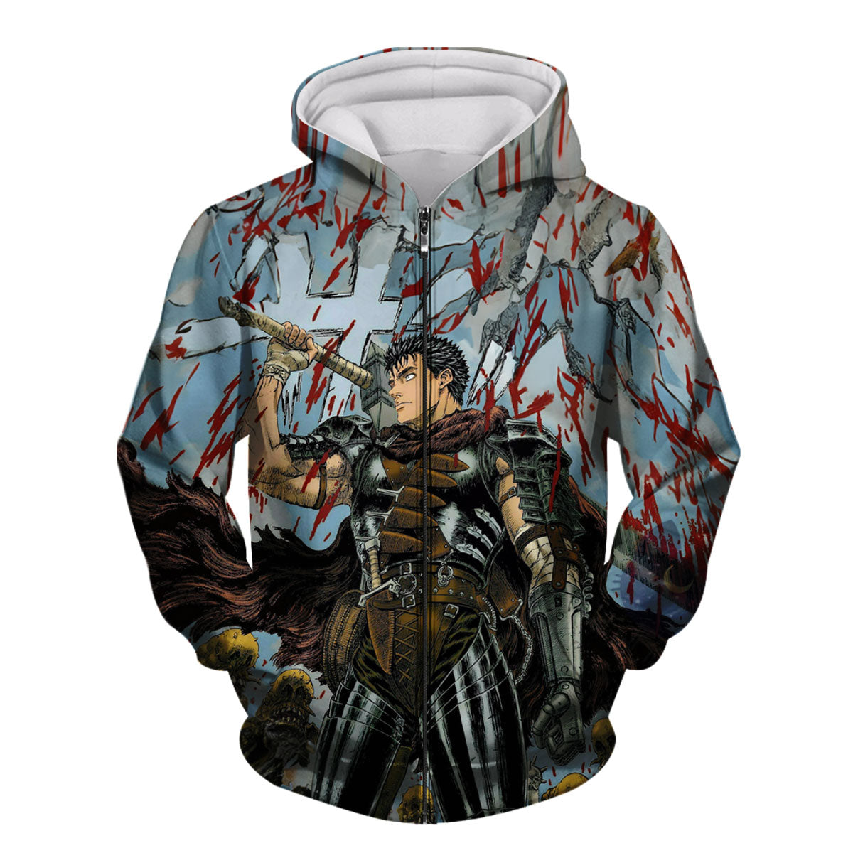 Berserk Guts Holding Raised Sword Anime Apparel