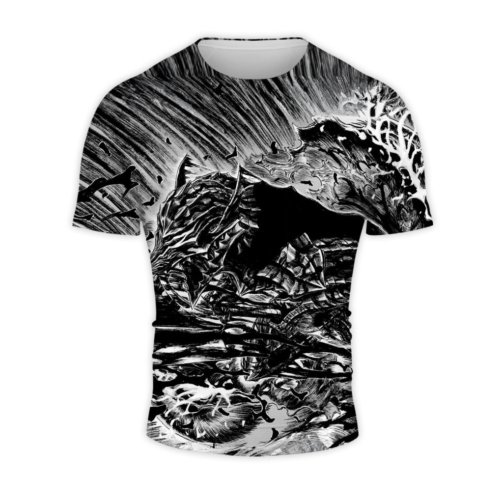 Berserk Guts In Fierce Combat Anime Apparel