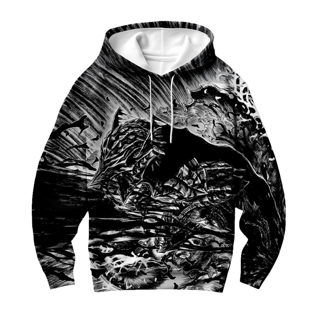 Berserk Guts In Fierce Combat Anime Apparel