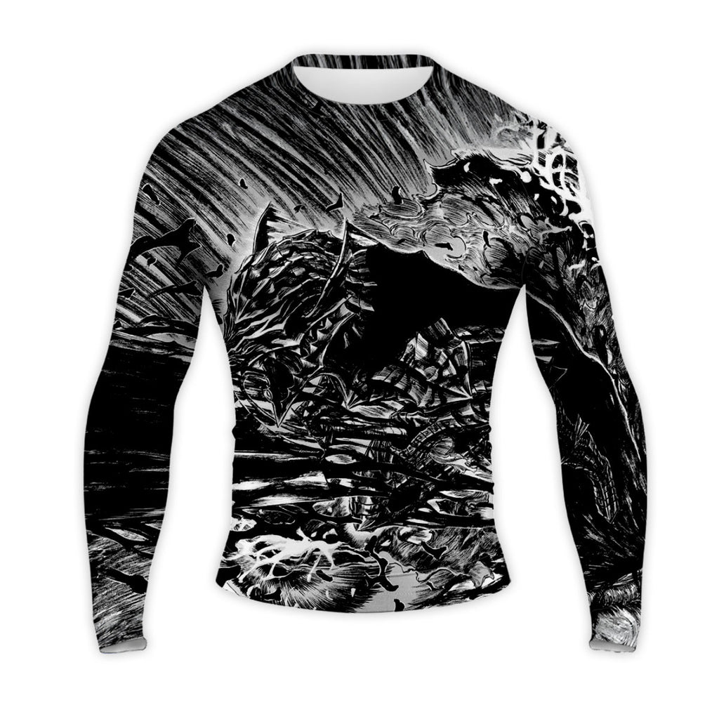 Berserk Guts In Fierce Combat Anime Apparel