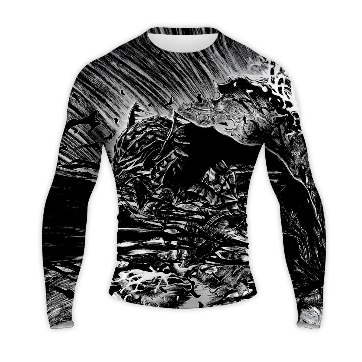 Berserk Guts In Fierce Combat Anime Apparel