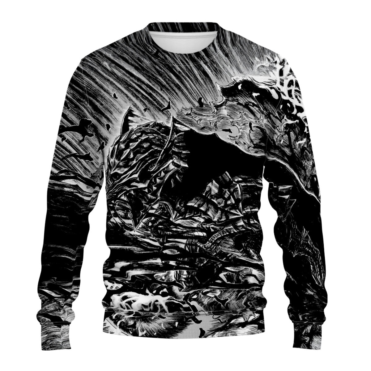 Berserk Guts In Fierce Combat Anime Apparel