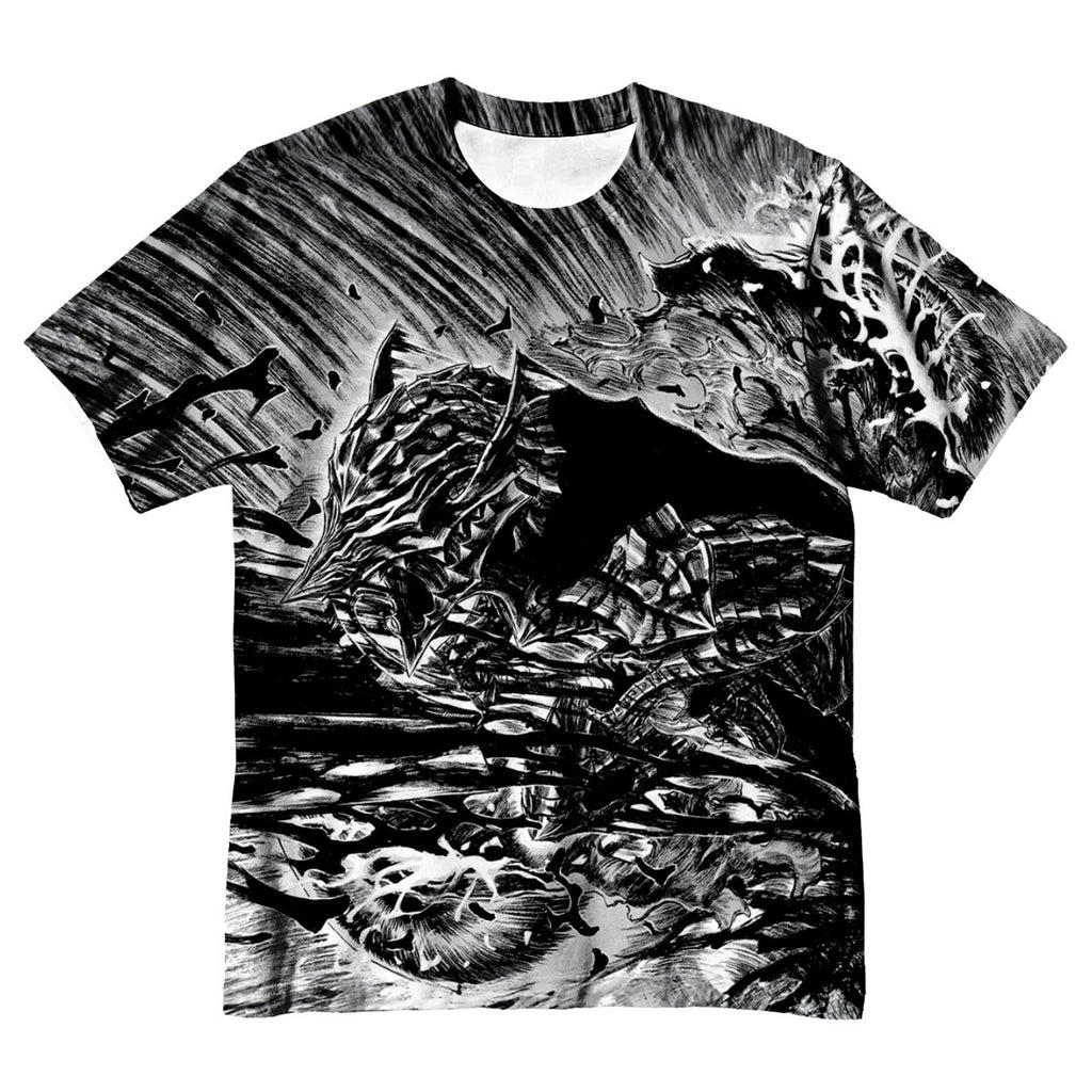 Berserk Guts In Fierce Combat Anime Apparel