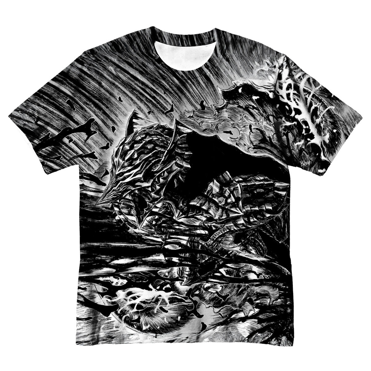 Berserk Guts In Fierce Combat Anime Apparel