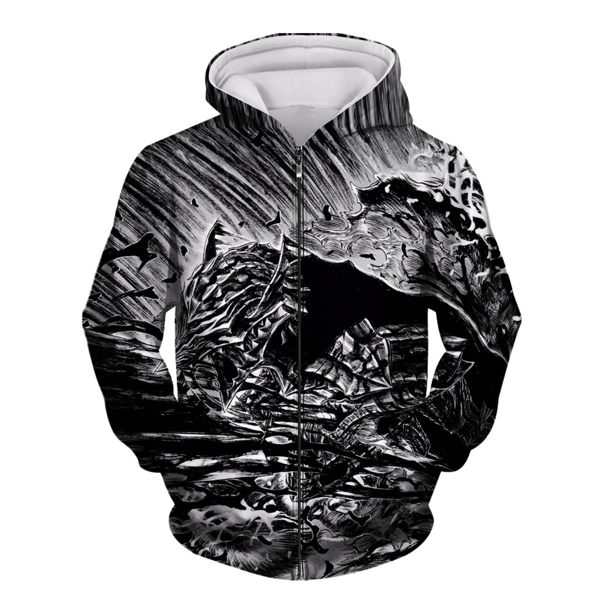 Berserk Guts In Fierce Combat Anime Apparel