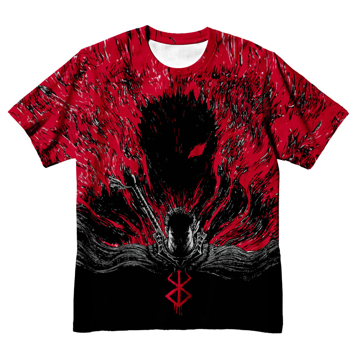 Berserk Guts Menacing Aura Anime Apparel