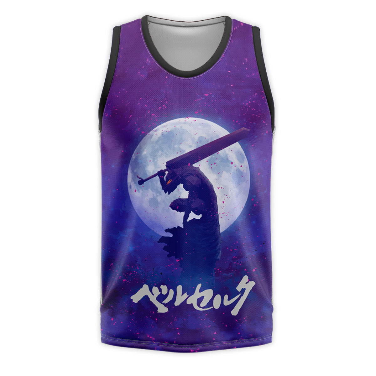 Berserk Guts Moon Silhouette Anime Apparel