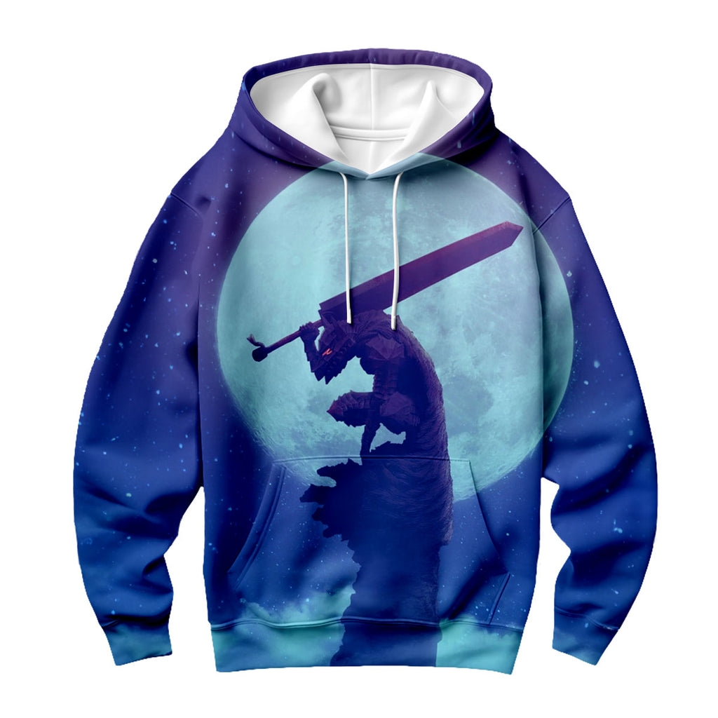 Berserk Guts Moonlit Greatsword Battle Anime Apparel
