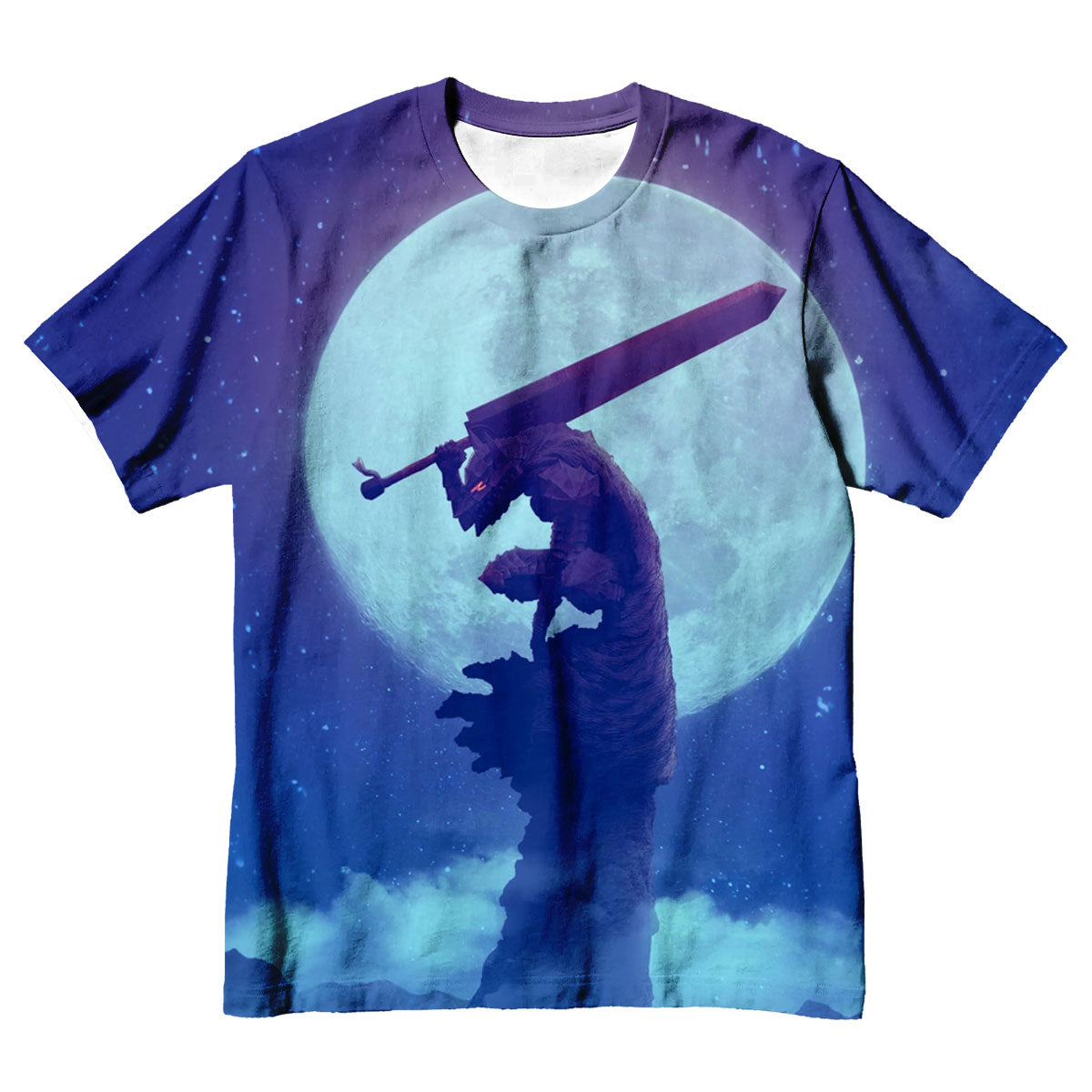 Berserk Guts Moonlit Greatsword Battle Anime Apparel