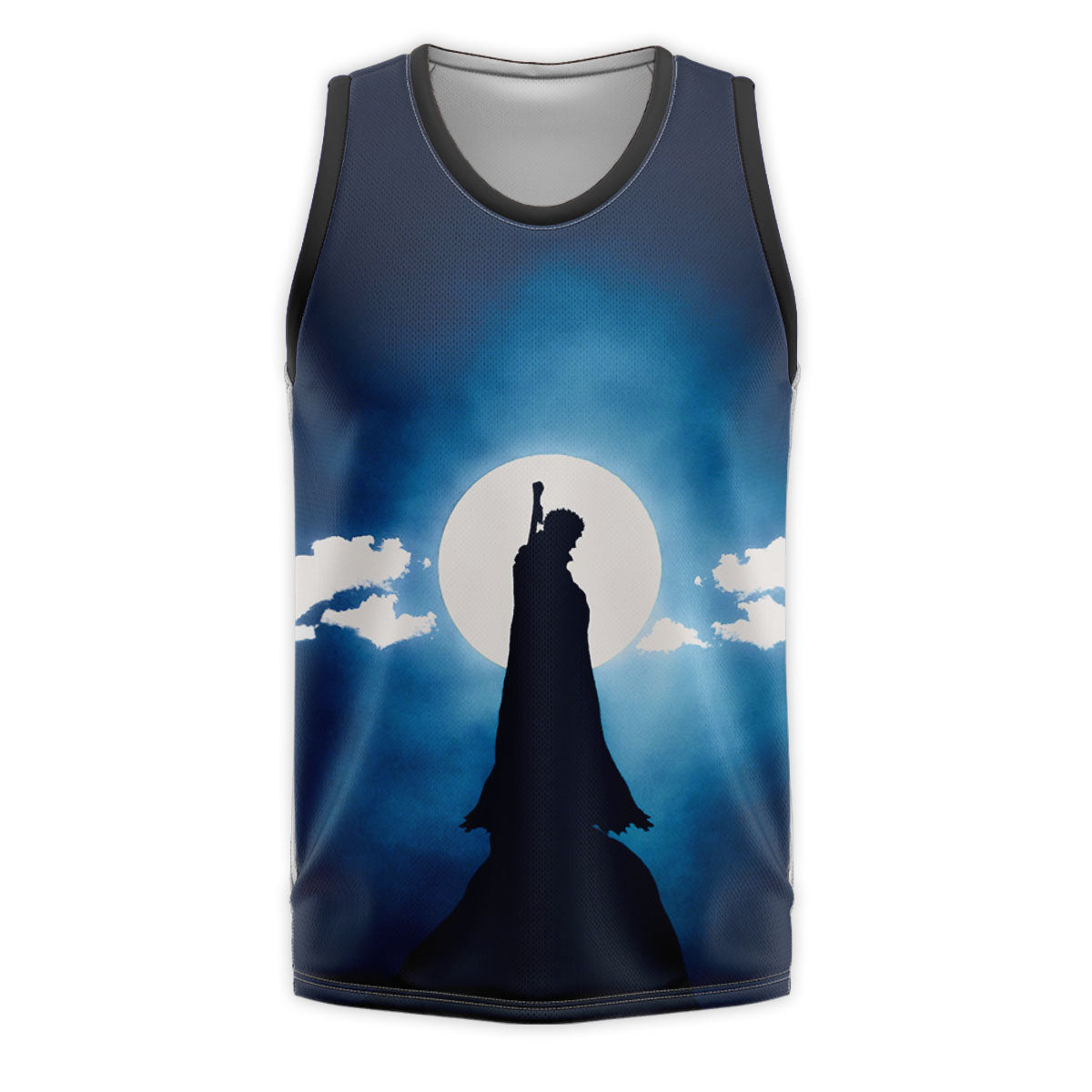 Berserk Guts Mountain Berserker Silhouette Anime Apparel