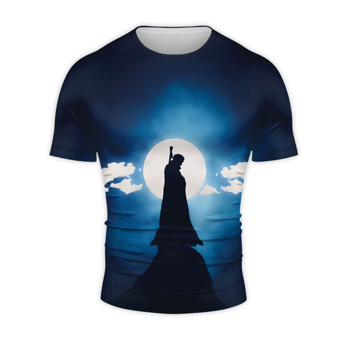 Berserk Guts Mountain Berserker Silhouette Anime Apparel