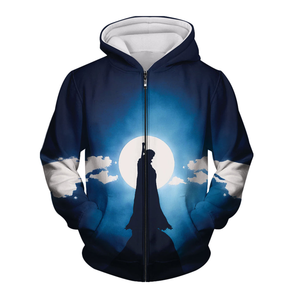 Berserk Guts Mountain Berserker Silhouette Anime Apparel