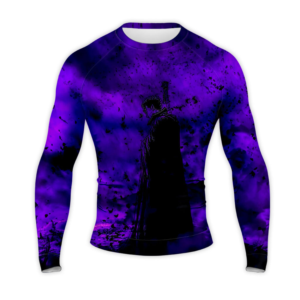 Berserk Guts Purple Mist Anime Apparel