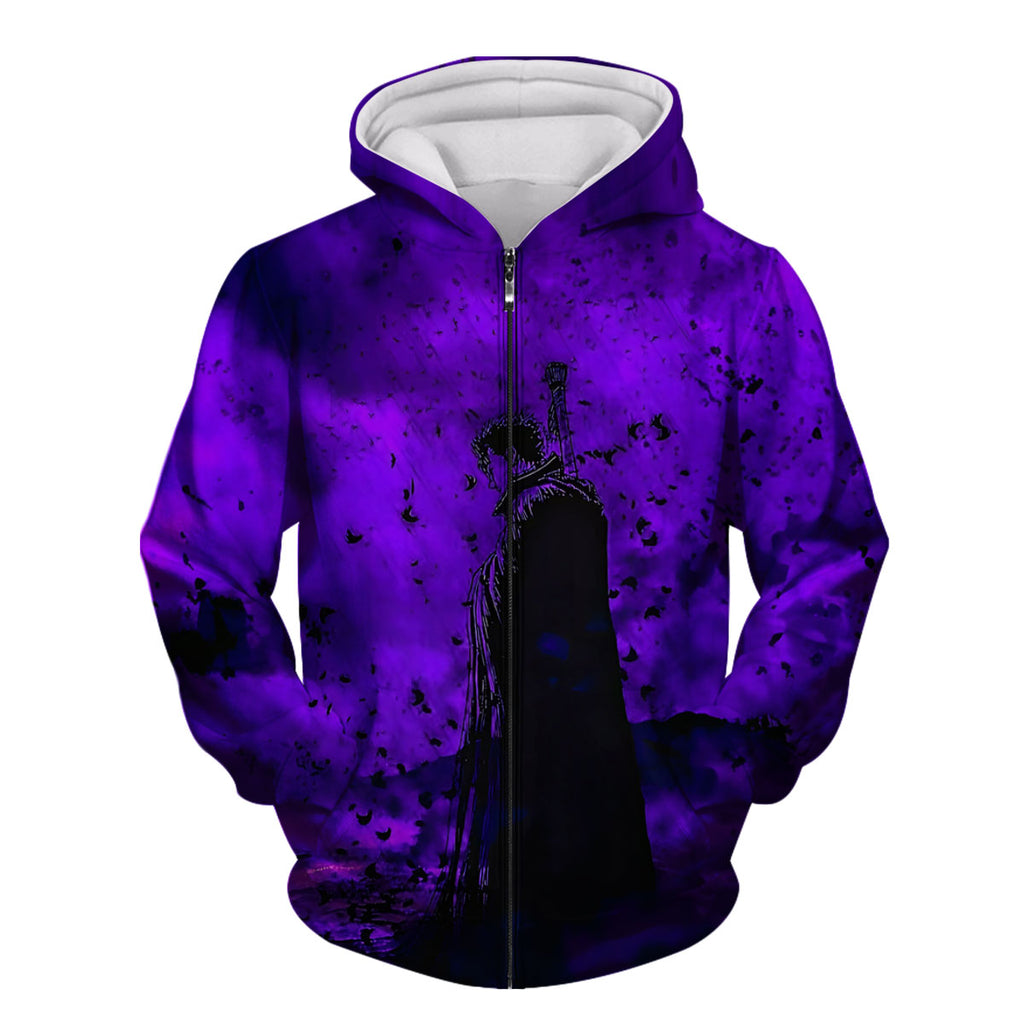 Berserk Guts Purple Mist Anime Apparel