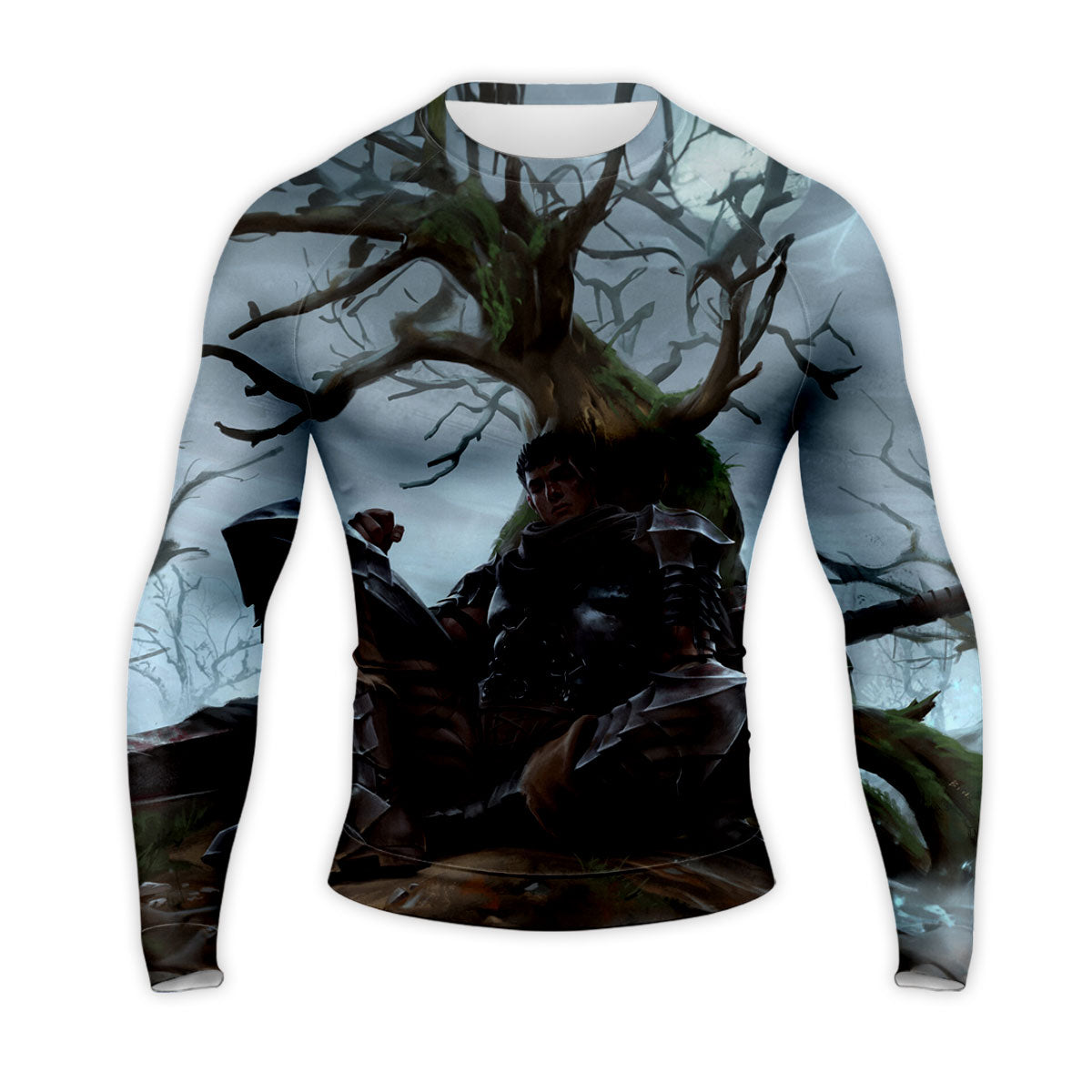 Berserk Guts Resting Under Tree Anime Apparel