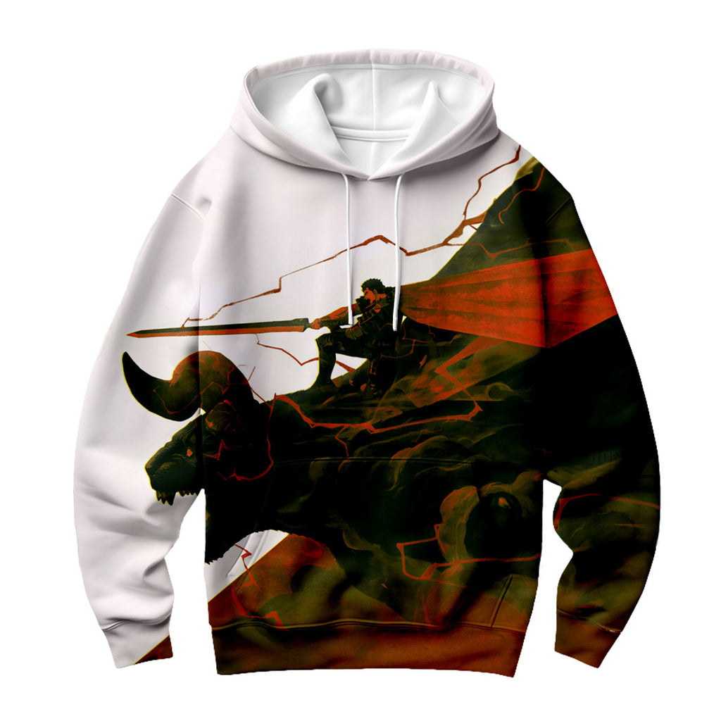 Berserk Guts Riding Demon Beast Anime Apparel