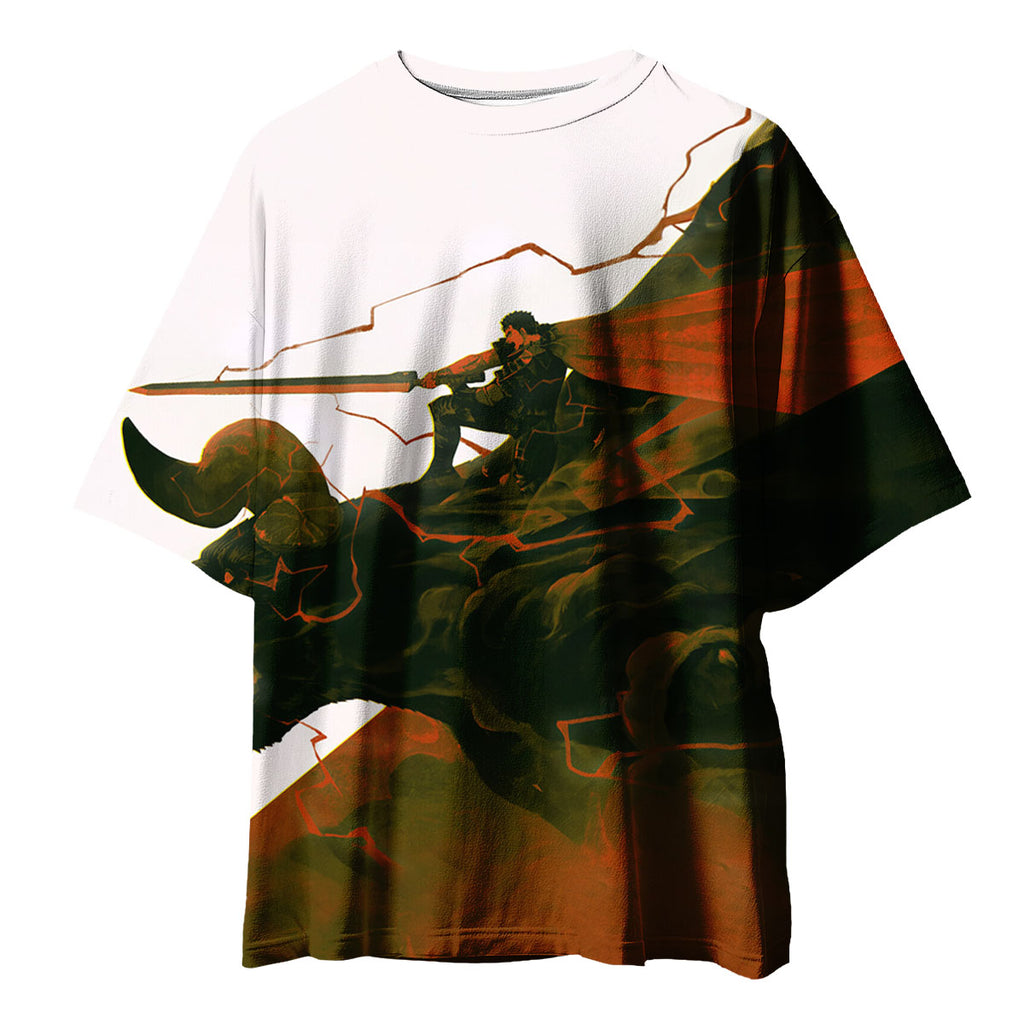Berserk Guts Riding Demon Beast Anime Apparel