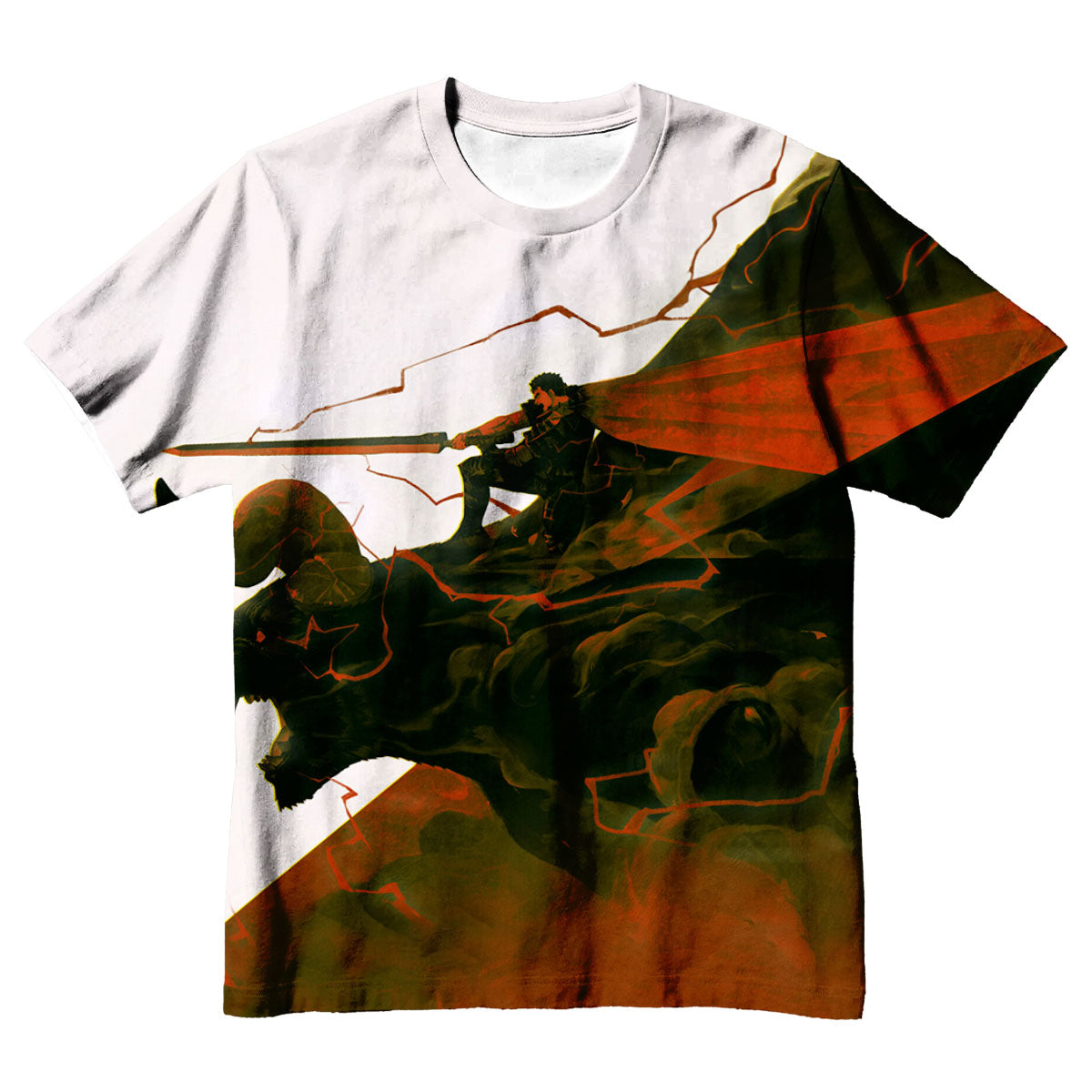 Berserk Guts Riding Demon Beast Anime Apparel