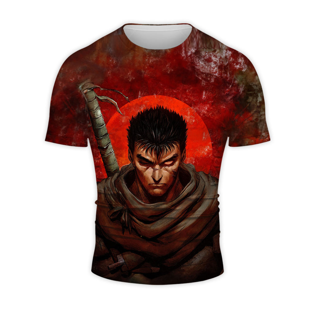 Berserk Guts Serious Sword Stance Anime Apparel