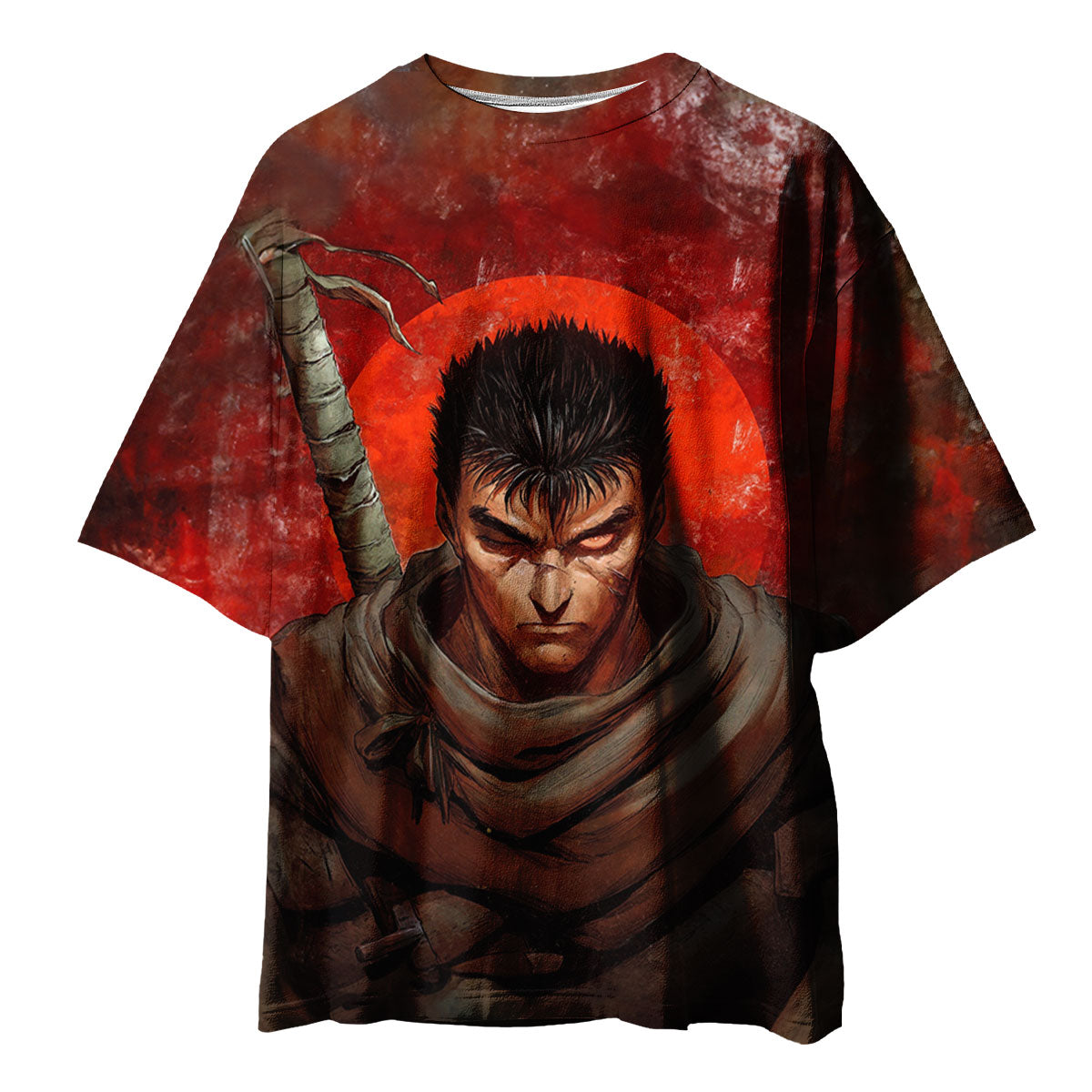 Berserk Guts Serious Sword Stance Anime Apparel