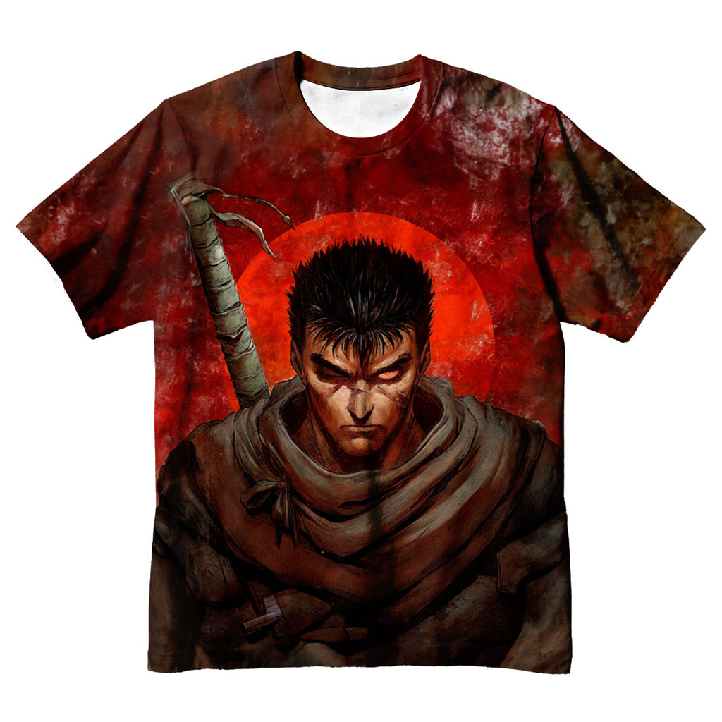 Berserk Guts Serious Sword Stance Anime Apparel