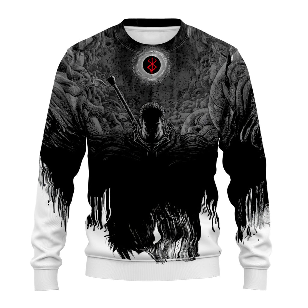 Berserk Guts Shadowed Silhouette Anime Apparel