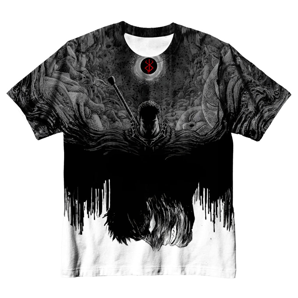 Berserk Guts Shadowed Silhouette Anime Apparel