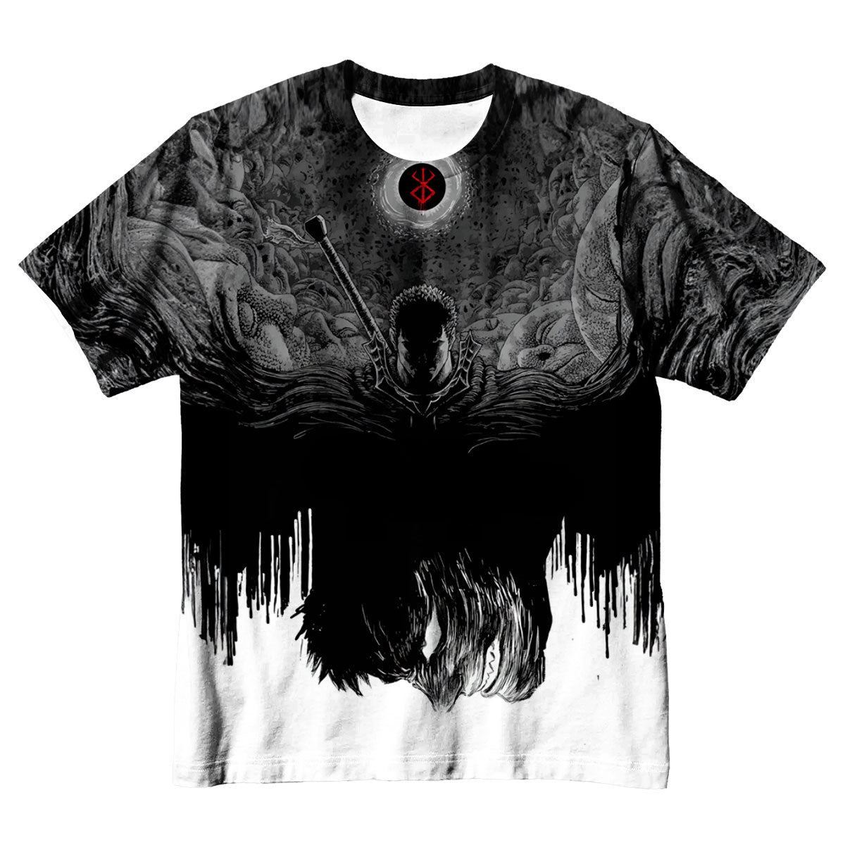 Berserk Guts Shadowed Silhouette Anime Apparel