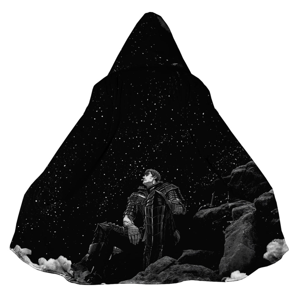 Berserk Guts Sitting Under Stars Anime Apparel